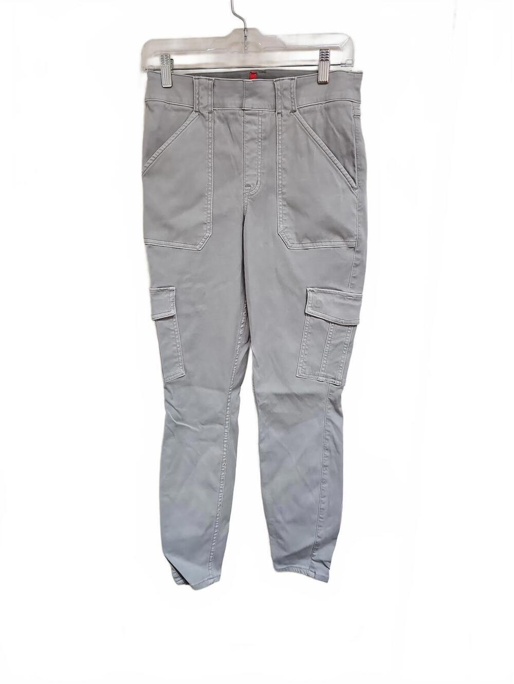 Spanx Stretch Twill Cargo Pull On Ankle Jogger Pants Women’s Size L
